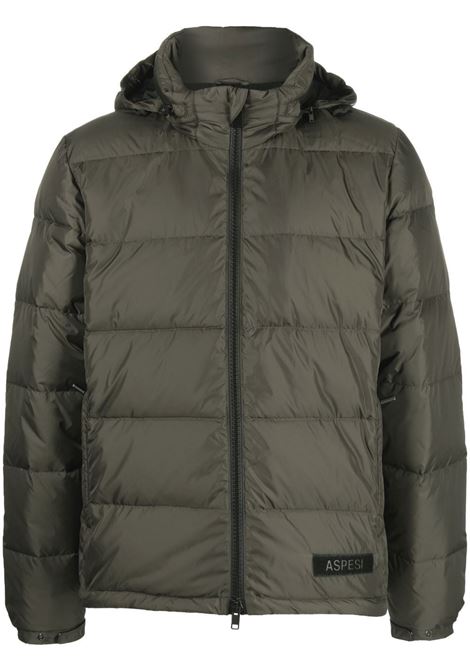 pocoelastica re-quilted jacket man green ASPESI | I018 V00685237